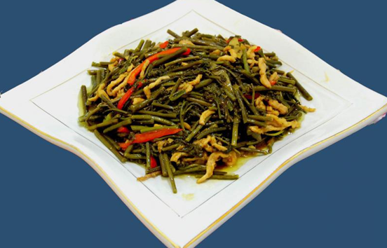 肉丝蕨菜